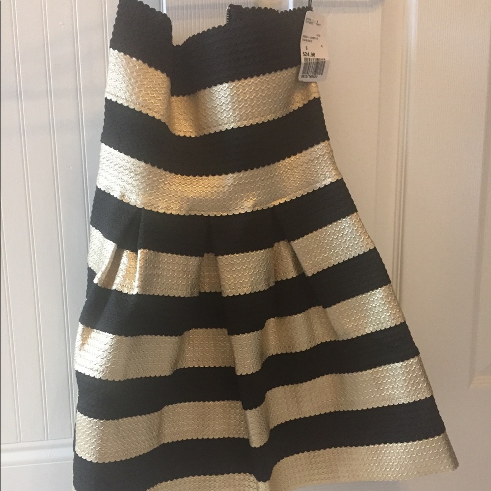 Black and Gold Cocktail Dress